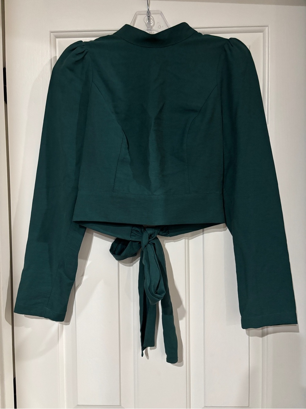 Maeve Emerald Green Tie Front Blouse NWT - Size 6